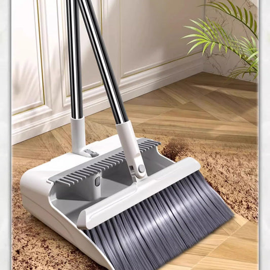 JUEGO DE ESCOBA Y RECOGEDOR PLEGABLE