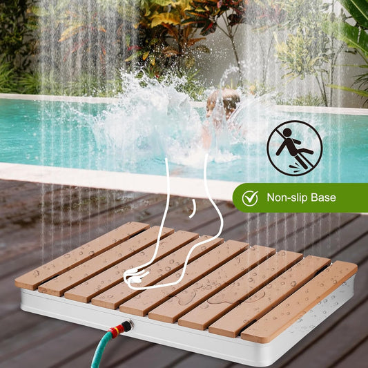 Ducha portátil para jardín y exteriores