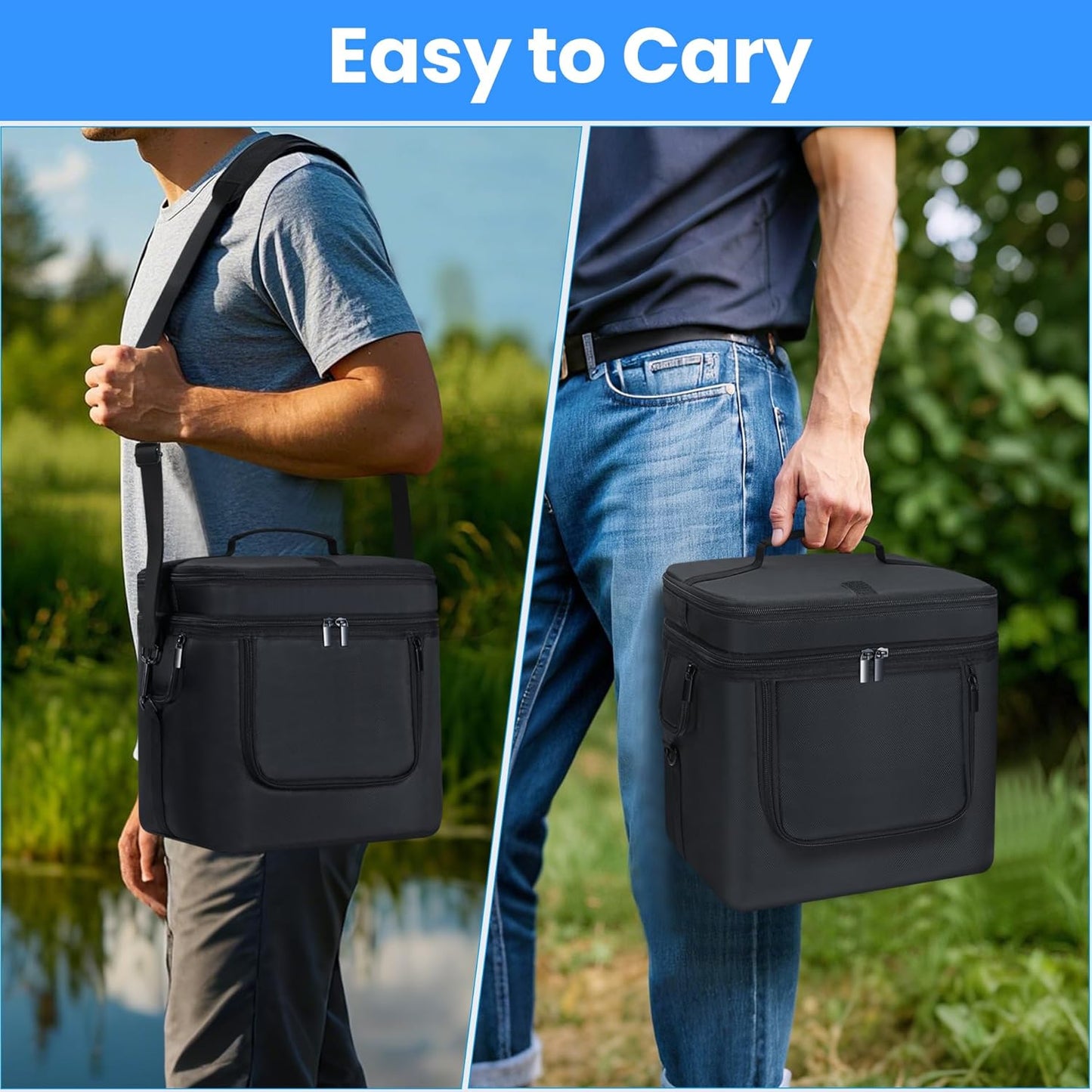 🔋 BOLSA DE TRANSPORTE PARA BATERIA ECOFLOW RIVER 2 MAX 🎒✨