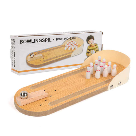 Juego de Bolos de Mesa Miniatura