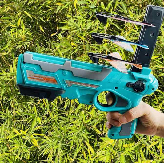 Pistola Lanzadora de Aviones de Espuma para Niños