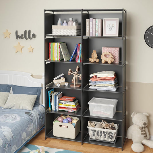 Estantería Multiusos Apilable y Plegable de Alta Resistencia