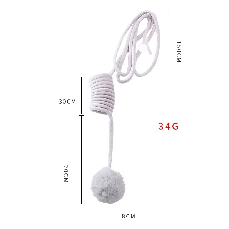 Juguete Interactivo con Cuerda Elástica y Bola con Resorte