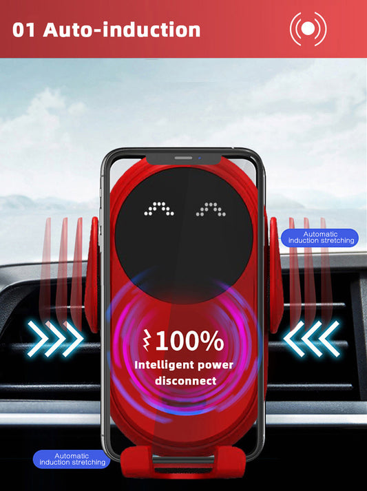 Soporte de Celular para Auto con Carita LED Interactiva