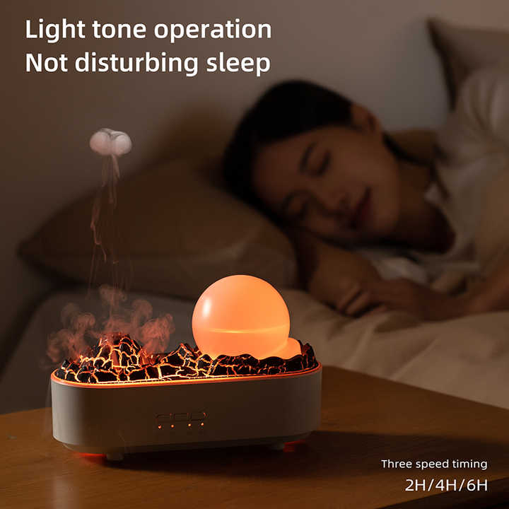 💨 HUMIDIFICADOR ULTRASÓNICO CON AROMATERAPIA Y LUZ LED 🌿
