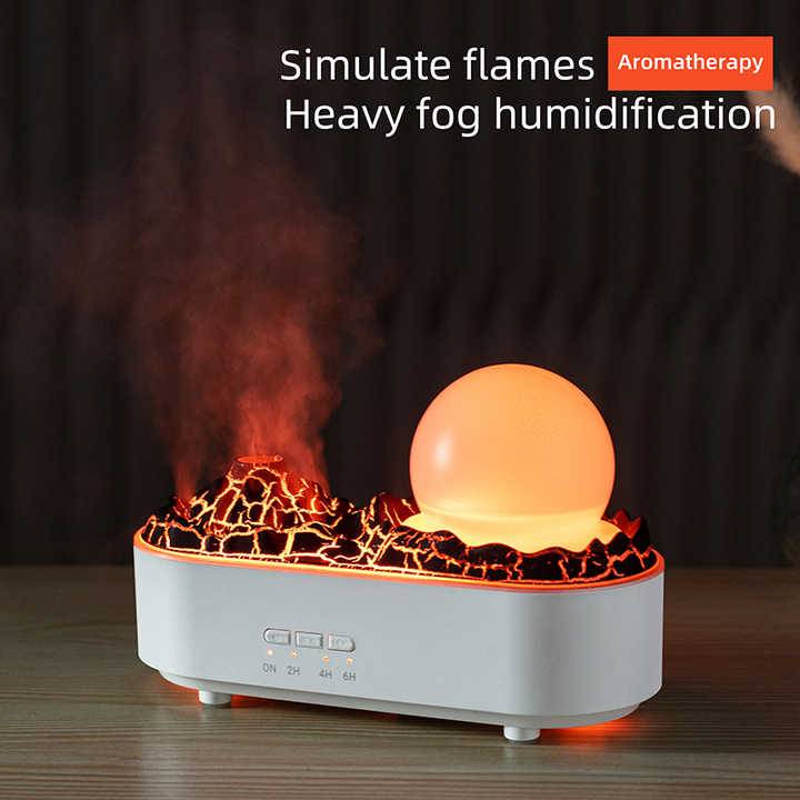 💨 HUMIDIFICADOR ULTRASÓNICO CON AROMATERAPIA Y LUZ LED 🌿