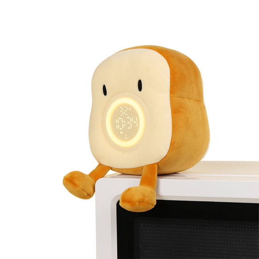 Reloj Despertador de Felpa con Forma de Tostada