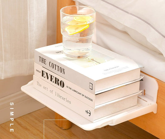 estante de mesita de noche con clip