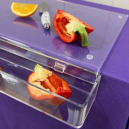 tabla de acrílico con labio antideslizante