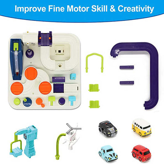 Racing Rail Adventure – Puzzle City Rescue!