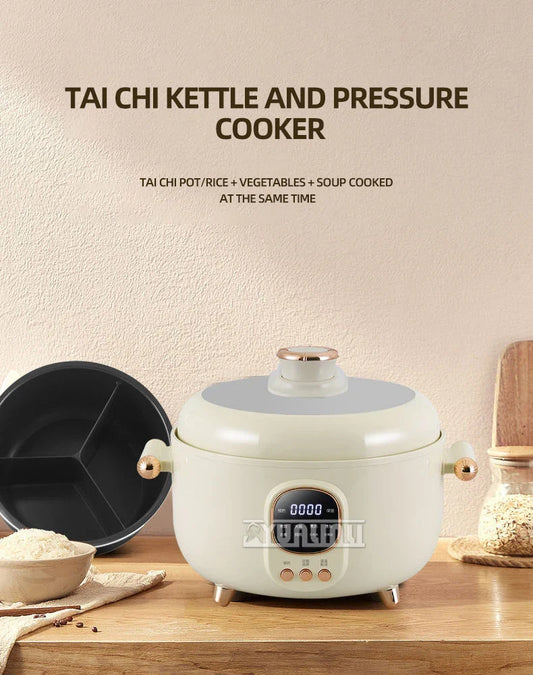 OLLA ARROCERA MULTIFUNCIONAL CON 3 COMPARTIMIENTOS