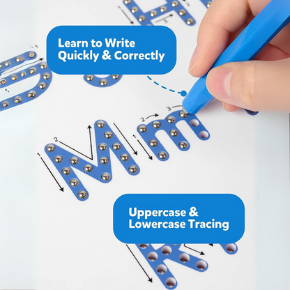 Tablero Magnético para Trazar Letras y Números