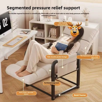 Silla Plegable Nap Lounge – Sofá de Descanso, Oficina y Hogar | Comodidad Total y Estilo Relajado