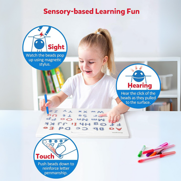 Tablero Magnético para Trazar Letras y Números