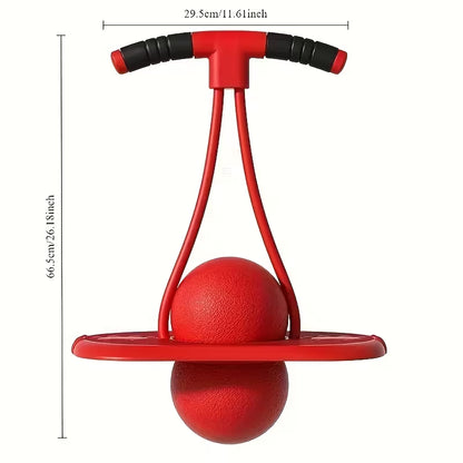 PELOTA DE SALTO ELÁSTICA CON TABLA DE EQUILIBRIO – ENTRETENIMIENTO, FITNESS Y DIVERSIÓN AL AIRE LIBRE