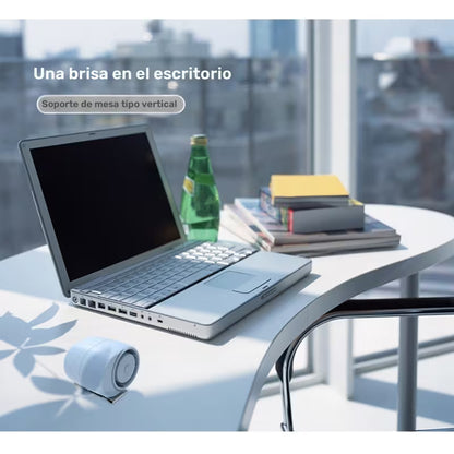 Ventilador Portátil Ajustable Ultra-Sleeve 🔋🌀 | 3 Velocidades, Ultraligero, Silencioso, Ergonómico y Recargable por USB