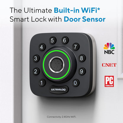 CERRADURA INTELIGENTE WIFI CON HUELLA 8 EN 1