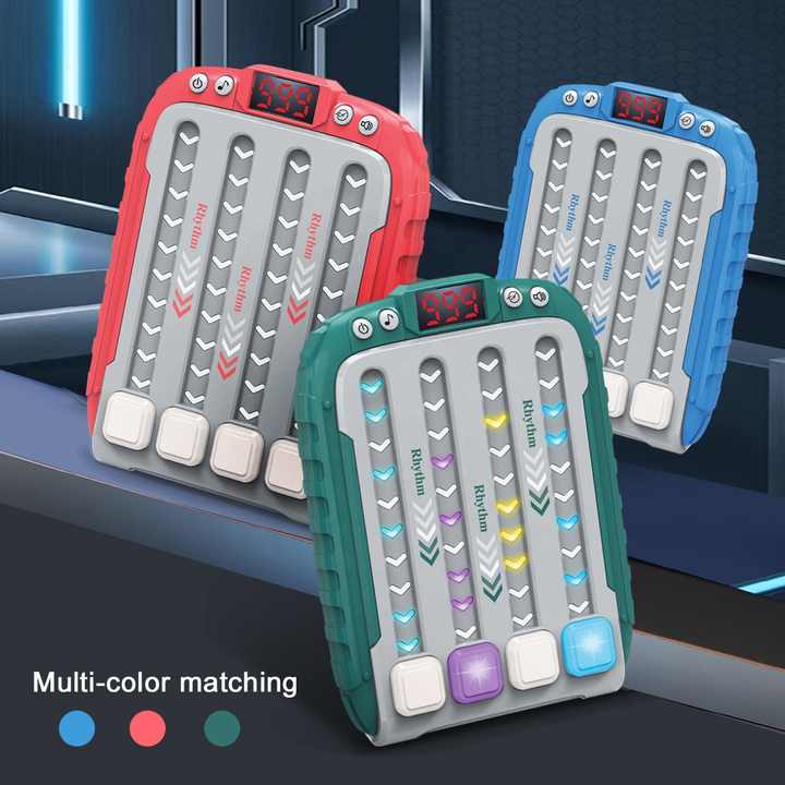 Fidget de ritmo con luces y sonido