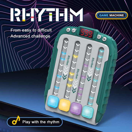 Fidget de ritmo con luces y sonido