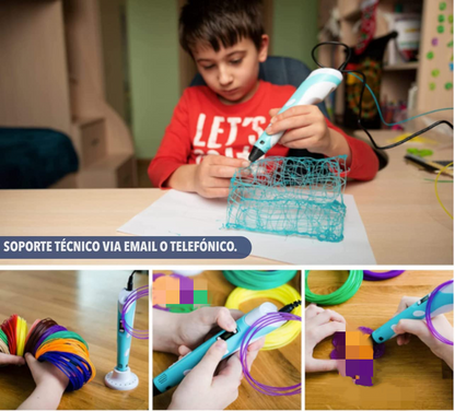 Bolígrafo de Impresión 3D para Niños