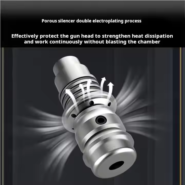 Pistola de Clavos Portátil de Mano – Mini Clavadora Potente para Madera, Hormigón y Construcción