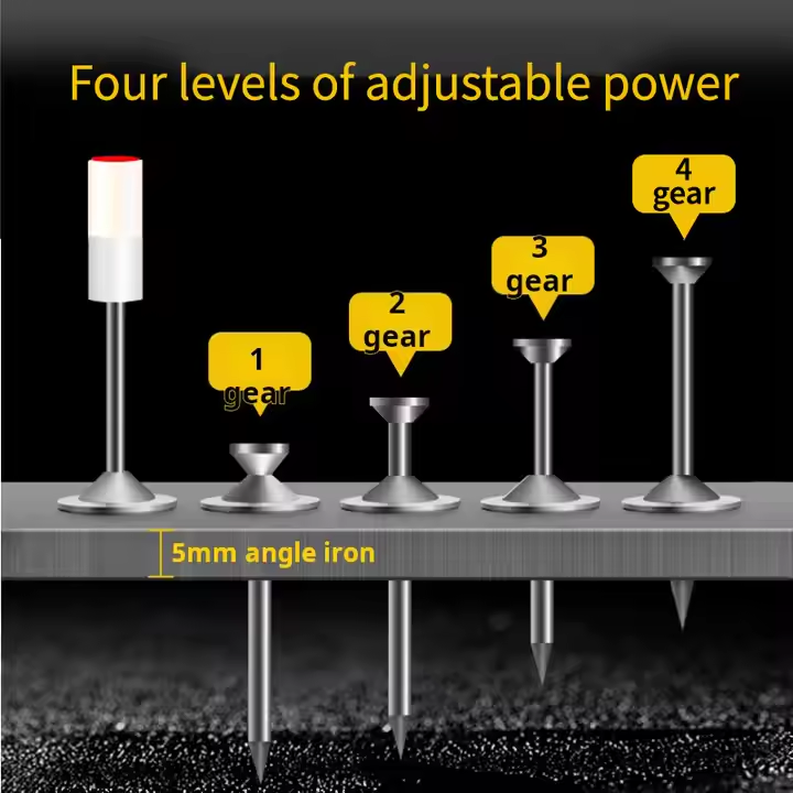 Pistola de Clavos Portátil de Mano – Mini Clavadora Potente para Madera, Hormigón y Construcción
