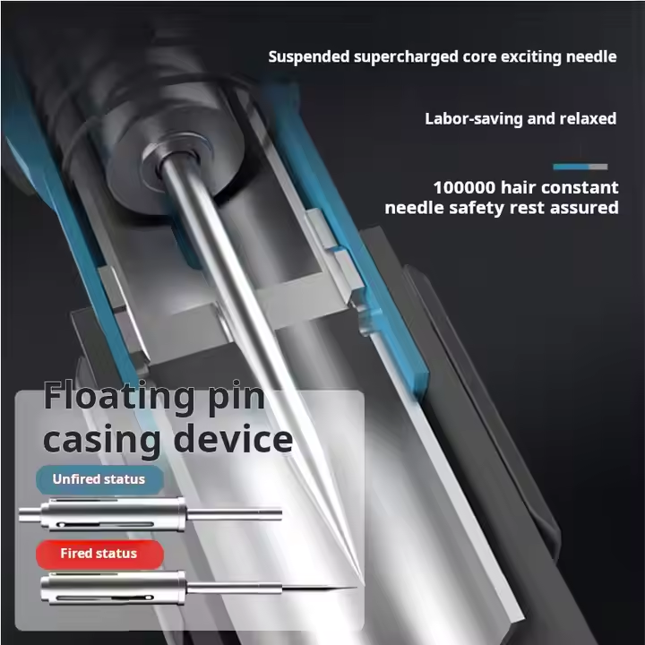 Pistola de Clavos Portátil de Mano – Mini Clavadora Potente para Madera, Hormigón y Construcción