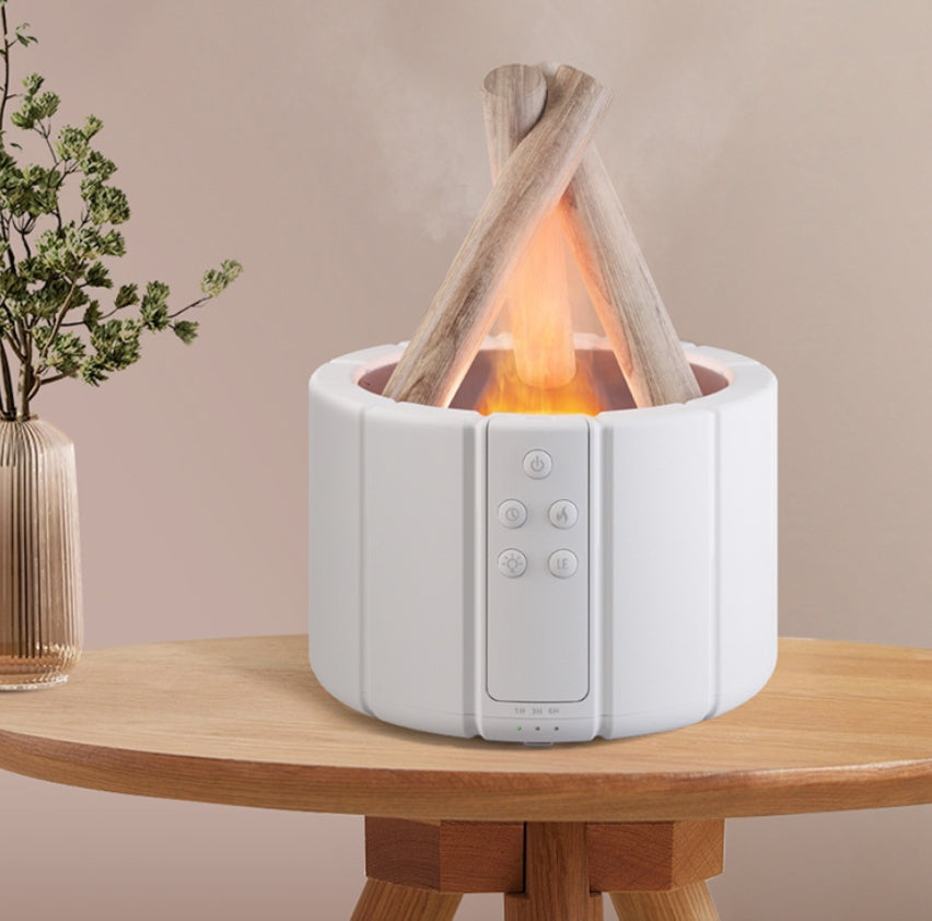 🔥 Difusor Hoguera: Aromaterapia, Humidificación y Luz en un Solo Toque 🌿💧✨