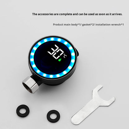 Termómetro de Grifo LED Universal 💡🌡️ | Control Visual de Temperatura para Bebés y Niños