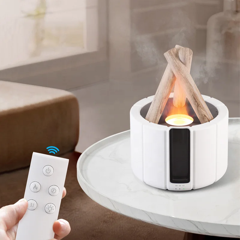 🔥 Difusor Hoguera: Aromaterapia, Humidificación y Luz en un Solo Toque 🌿💧✨
