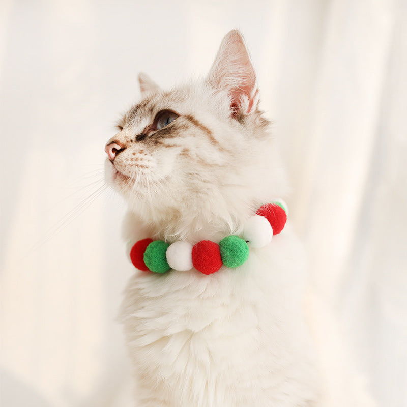 Collar de Pompón para Gatos y Perros