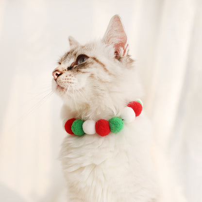Collar de Pompón para Gatos y Perros