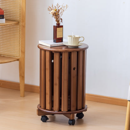 Taburete Redondo de Bambú