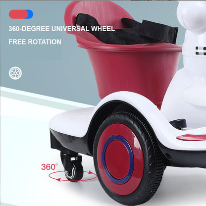 🚗🫧✨ Coche de Burbujas con Equilibrio Eléctrico para Niños | Vehículo para Montar con Luz LED y Música | Alimentado por Batería