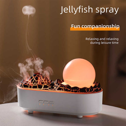 💨  HUMIDIFICADOR ULTRASÓNICO CON AROMATERAPIA Y LUZ LED 🌿