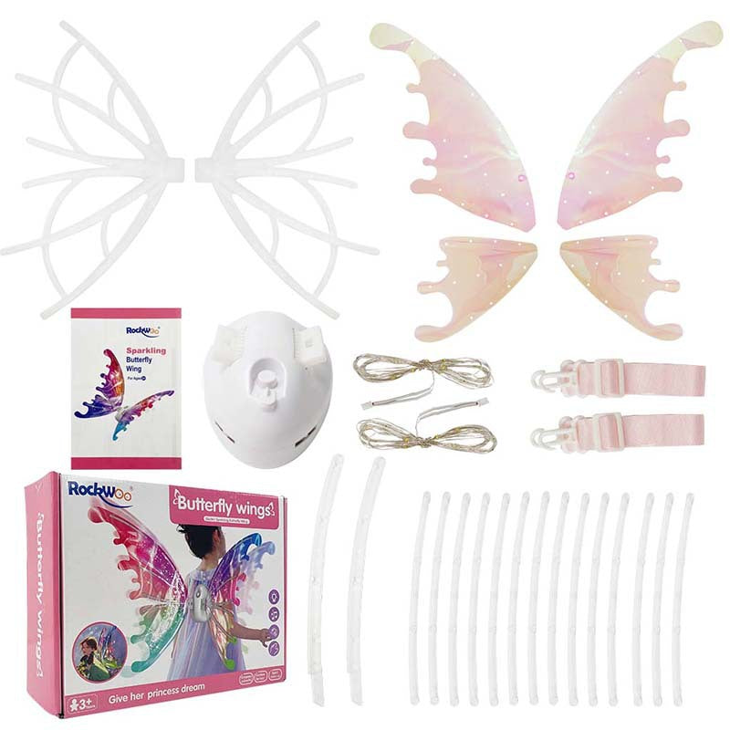 Alas de Mariposa Eléctricas con Luces LED para Niñas