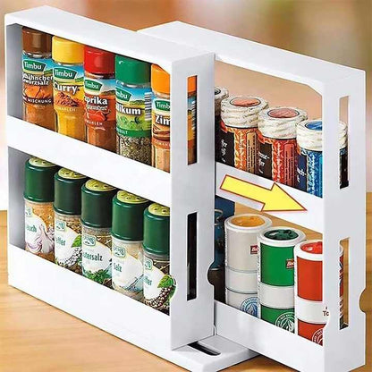 Estante Giratorio para Almacenamiento de Especias