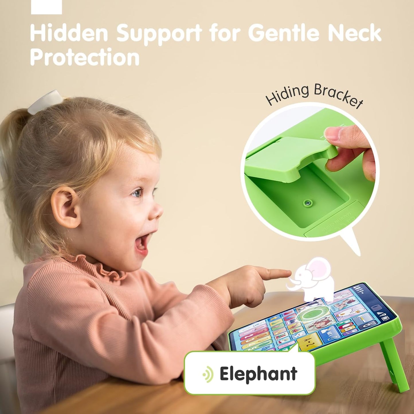 Tableta de Aprendizaje Interactiva para Niños 1+ | Trilingüe (Inglés – Español – Francés) • Sonidos • Música • Terapia de Habla • Apps Educativas