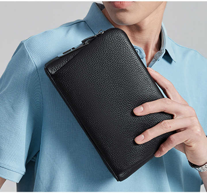 Bolso de Mano para Hombre Antirrobo