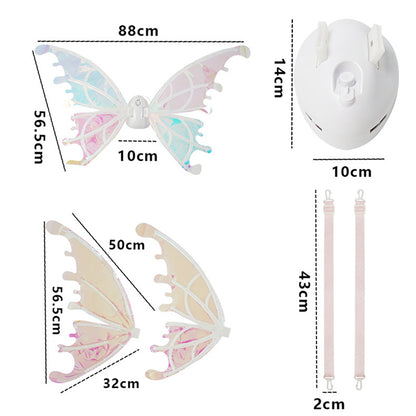 Alas de Mariposa Eléctricas con Luces LED para Niñas