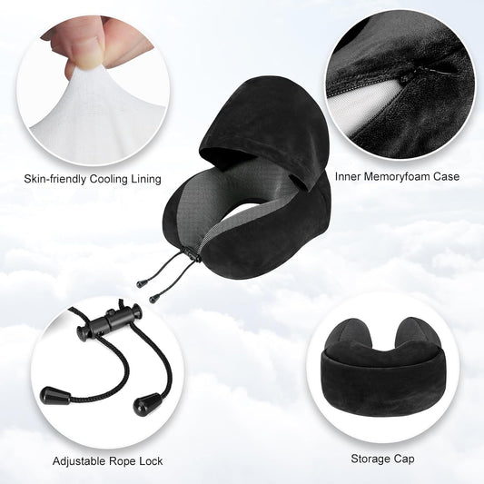 almohada ergonómica en forma de U
