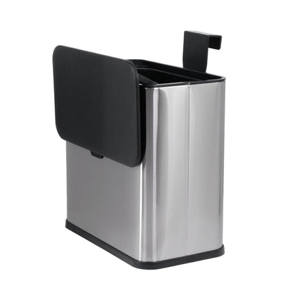 Cubo de Basura Colgante de Acero Inoxidable