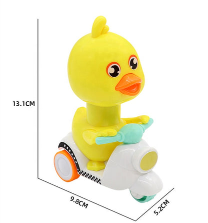 Juguete Pato en Scooter