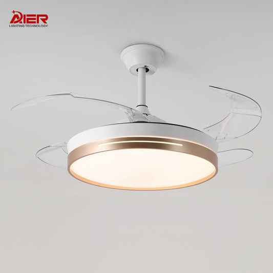 Ventilador de Techo Retráctil con Luz LED