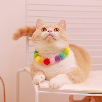 Collar de Pompón para Gatos y Perros
