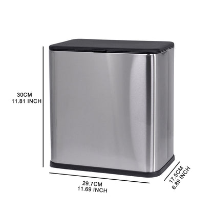 Cubo de Basura Colgante de Acero Inoxidable