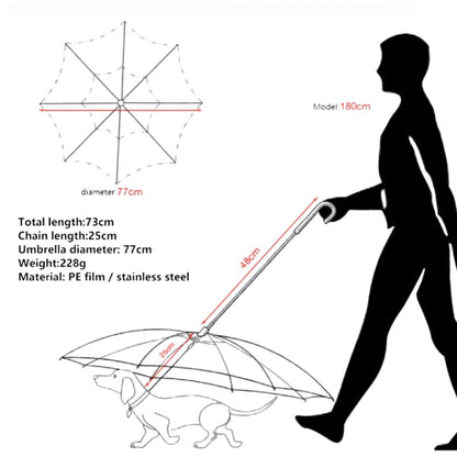 Correa de Paraguas Impermeable para Mascotas