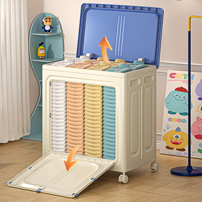 caja de Almacenamiento Plegable con Ruedas