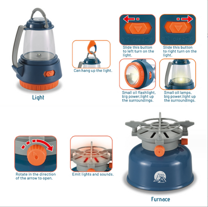 Set de Camping Infantil 22 Piezas