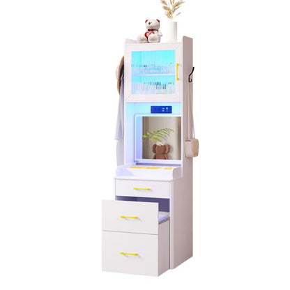 Tocador Plegable con Espejo LED